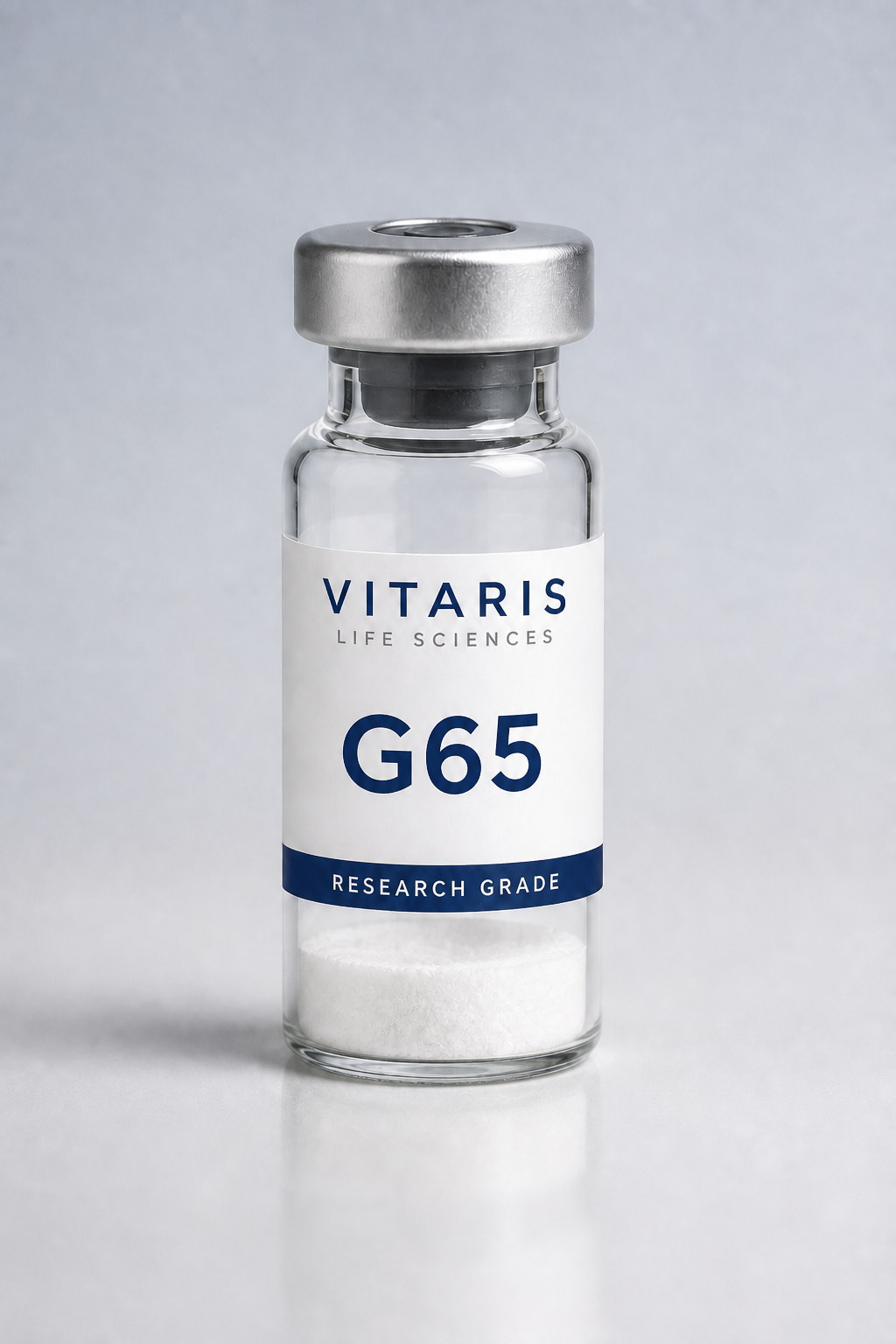 G65 lyophilized research vial